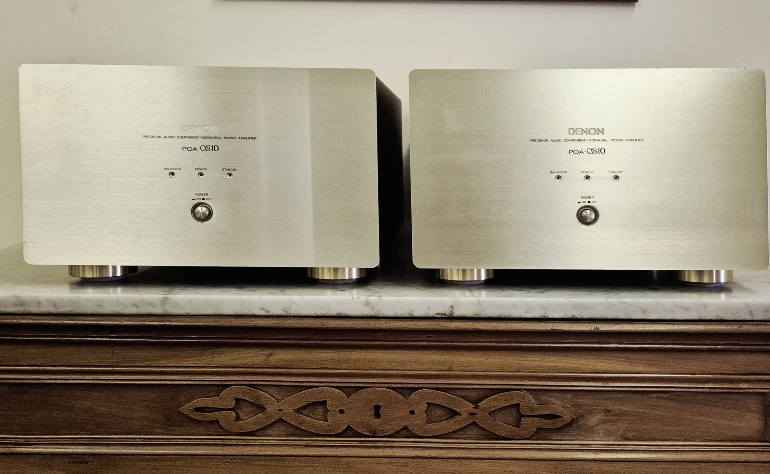 Power Amp Denon POA-S10 - Par Monobloco Mono High End - Indushop